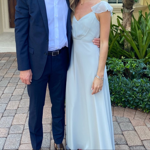 Birdy Grey Bridesmaid Dress - Kae style. Worn once & never altered or hemmed. - Picture 5 of 5